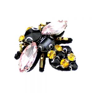 abeille toupie multicolore