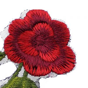 applique brode petite fleur 2