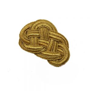 appliquer des garnitures métalliques 5.5x7.5 cm or