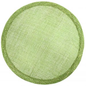 base ronde sinamay 14 15 vert moyen