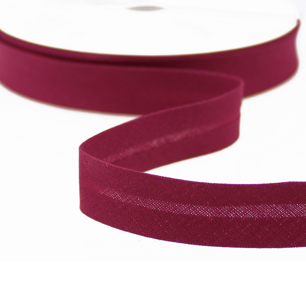biais coton 1,8 cm bordeaux biais coton 1,8 cm bordeaux