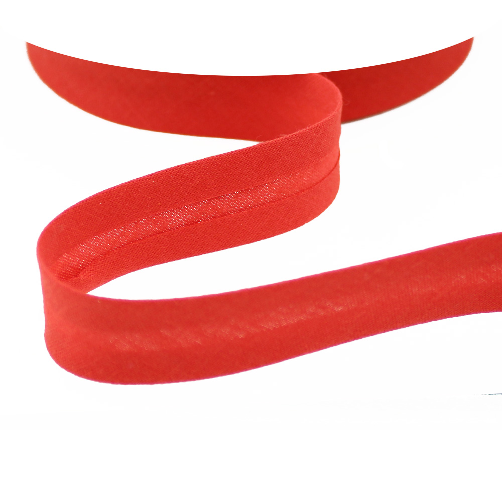 biais coton 1,8 cm corail