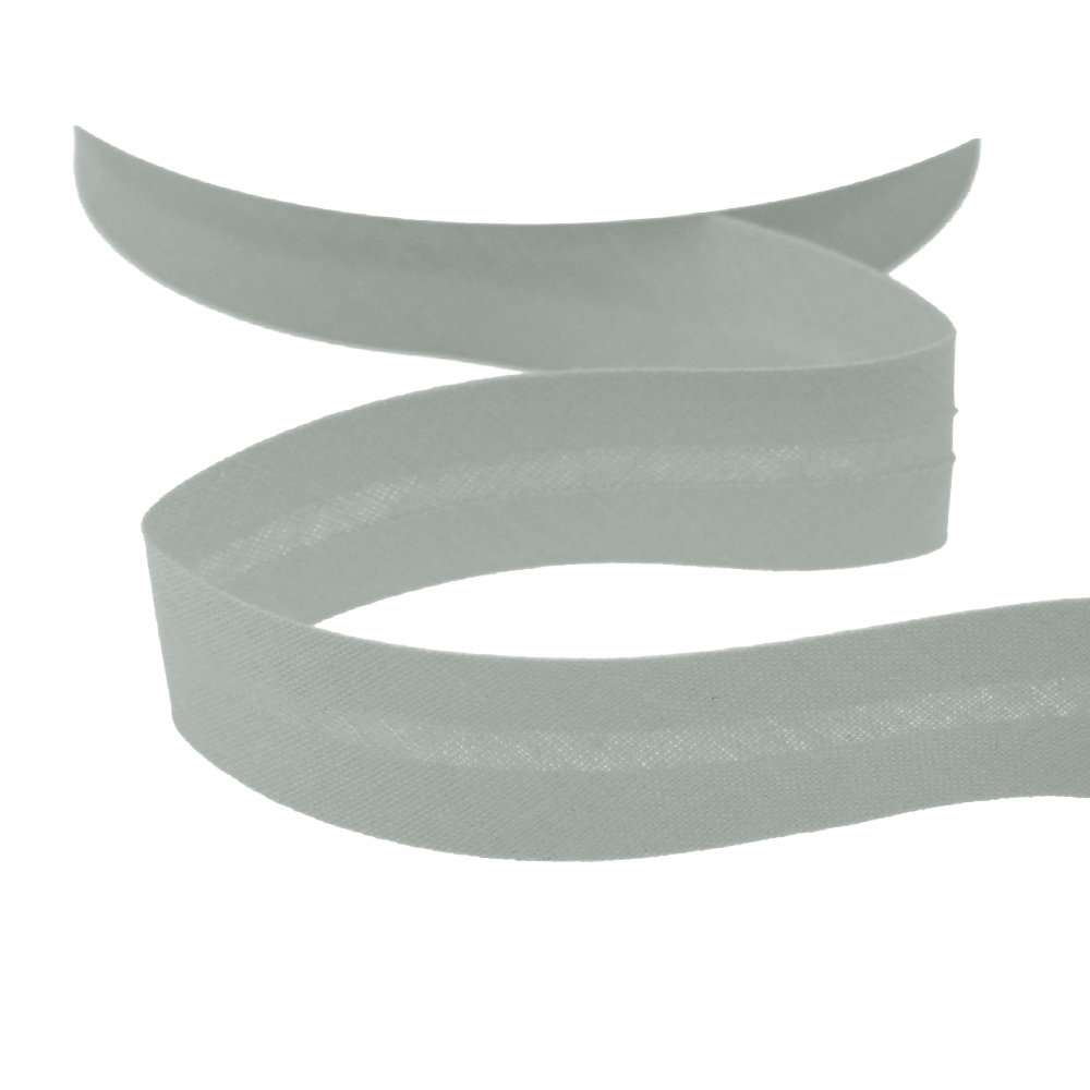 biais coton 1,8 cm gris clair biais coton 1,8 cm gris clair