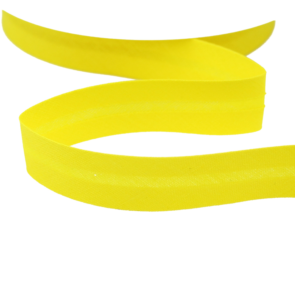 biais coton 1,8 cm jaune biais coton 1,8 cm jaune