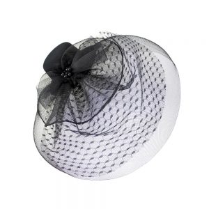 bibi chapeau perles noir