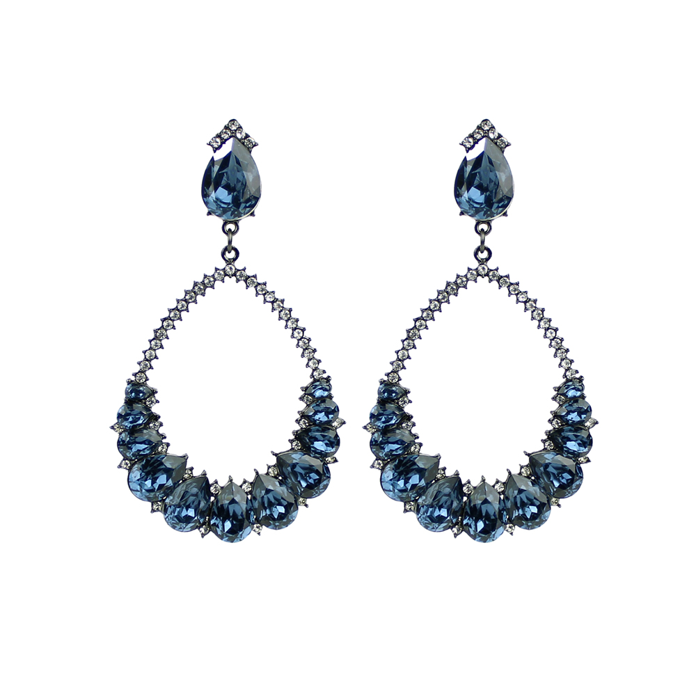 boucles doreille layali bleu marin boucles doreille layali bleu marin
