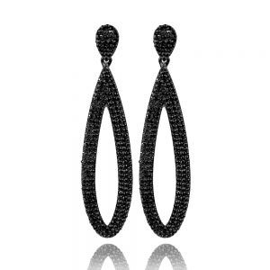 boucles doreille pilar noir