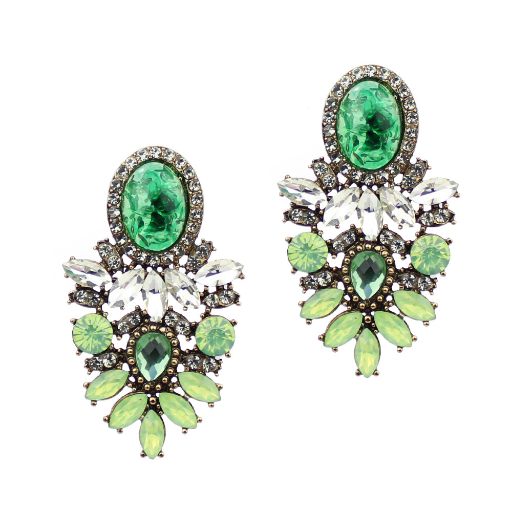 boucles doreilles mina vert moyen boucles doreilles mina vert moyen