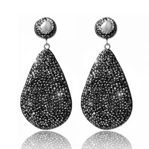 boucles doreilles miranda noir