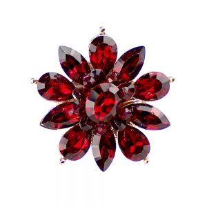 boucles doreilles spes rouge
