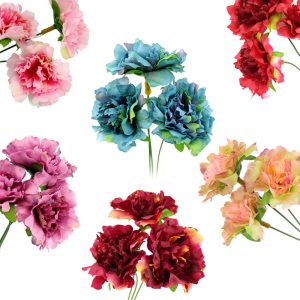 bouquet 3 petits oeillets