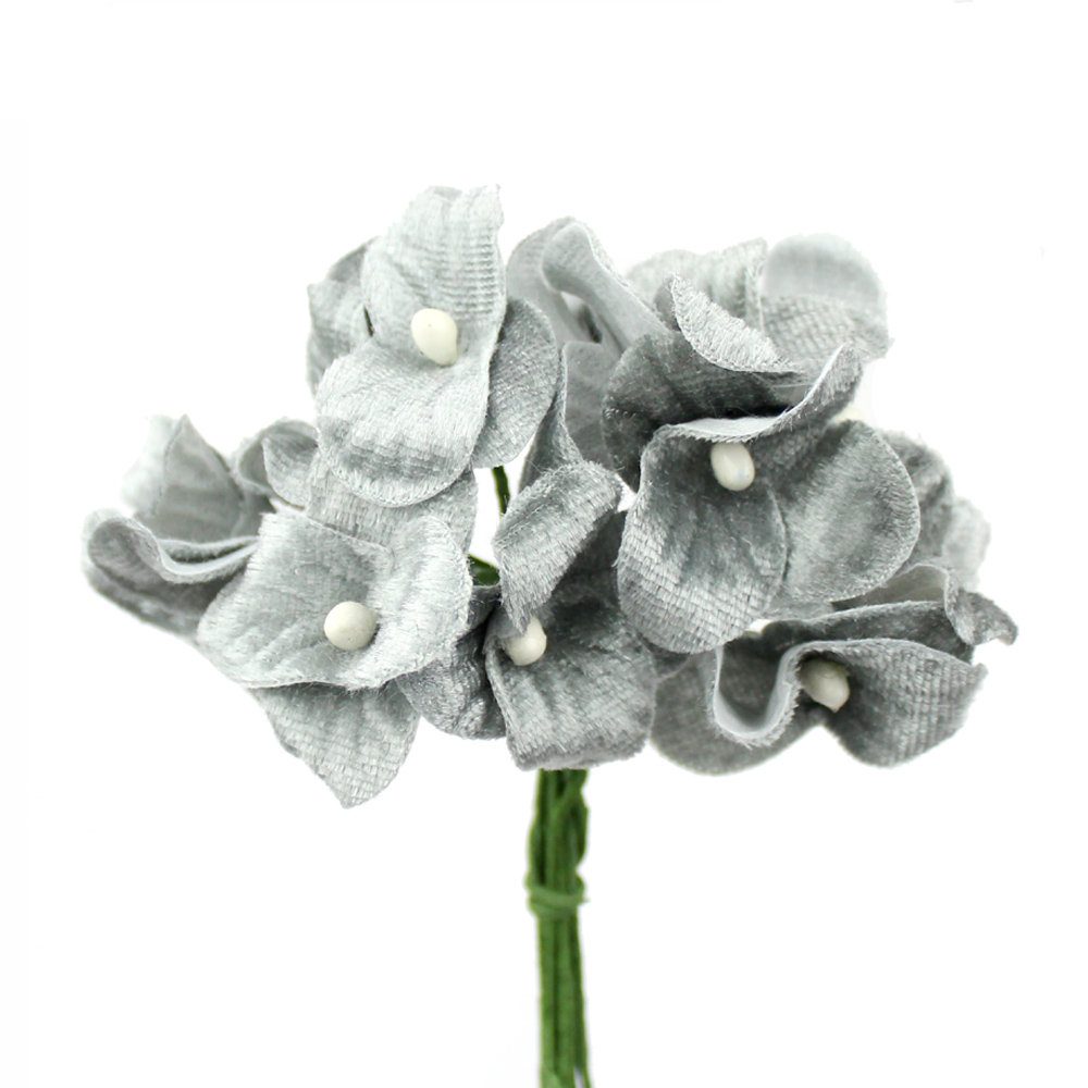 bouquet velours aitana gris argente bouquet velours aitana gris argente
