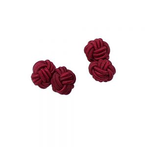 boutons de manchette boule grenat