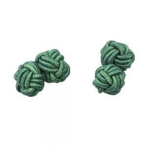 boutons de manchette boule vert moyen