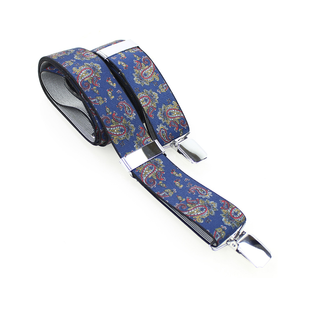 bretelles paisley bleu de prusse bretelles paisley bleu de prusse