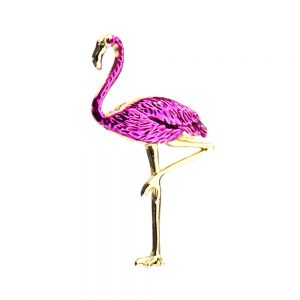 broche flamant