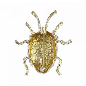 broche scarabee mouchete