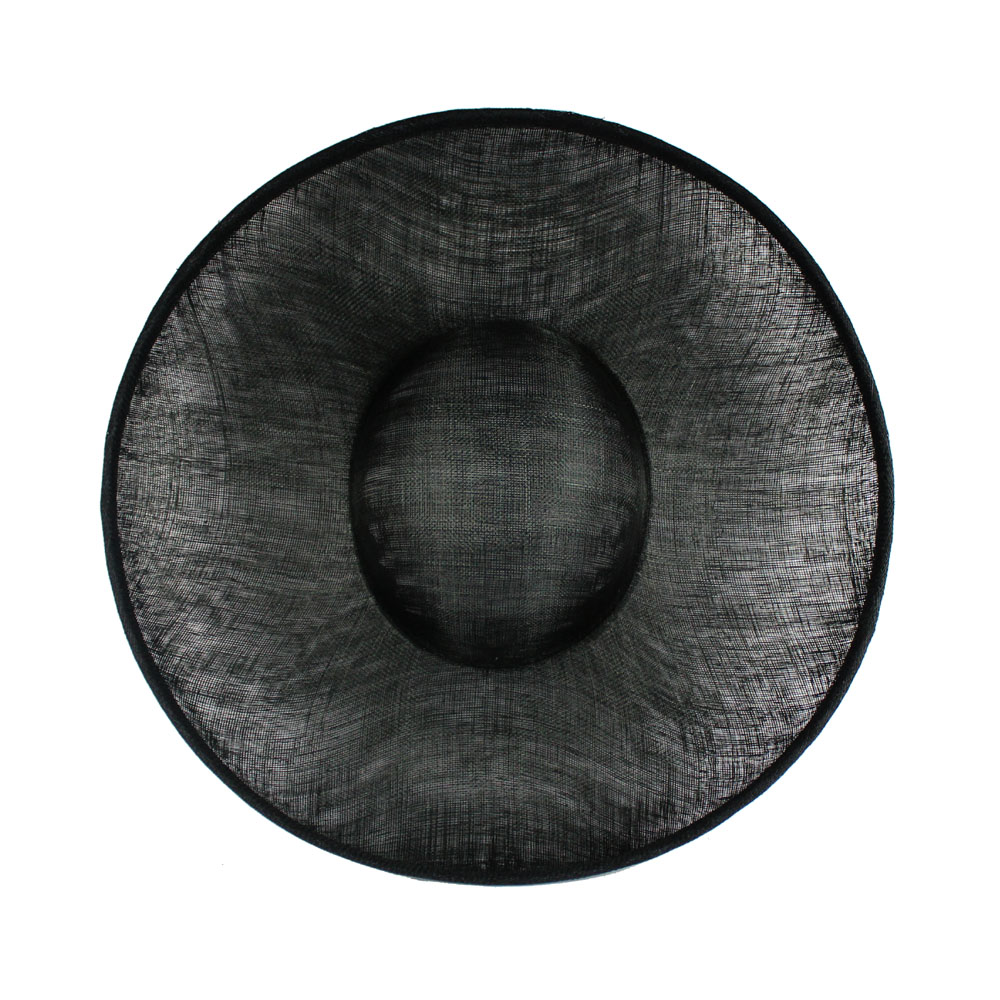 capeline inversa sinamay noir 3 capeline inversa sinamay noir 3