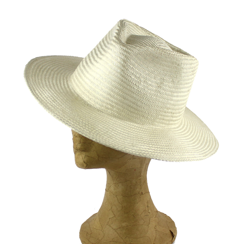 chapeau fedora buntal ecru chapeau fedora buntal ecru