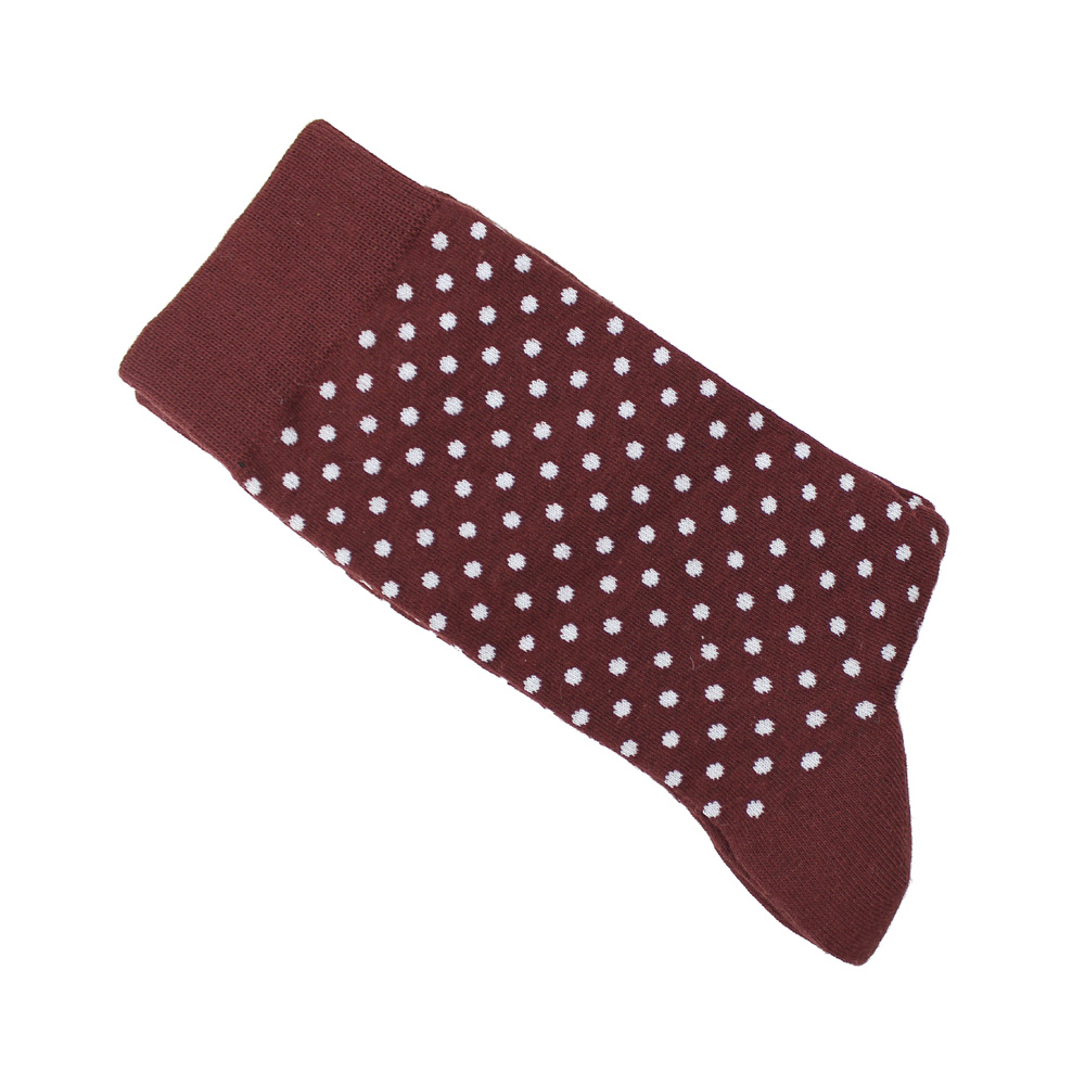 chaussettes pois grenat chaussettes pois grenat