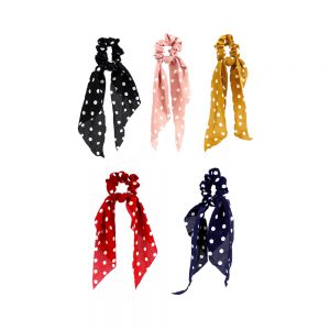 chouchou foulard a pois