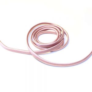 cordon spaghetti satin 07 mm rose nude
