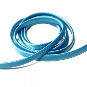 cordon spaghetti satin 07 mm tourquoise