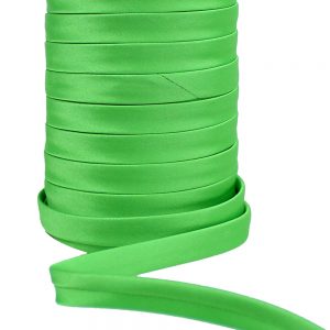 cordon spaghetti satin 10 mm vert jungle