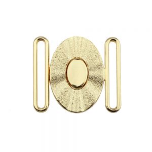 fermoir metal ovale 40 mm or 2