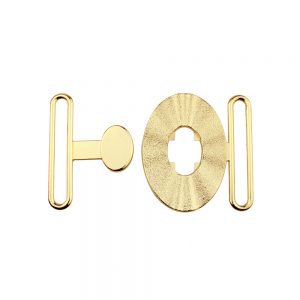 fermoir metal ovale 50 mm or