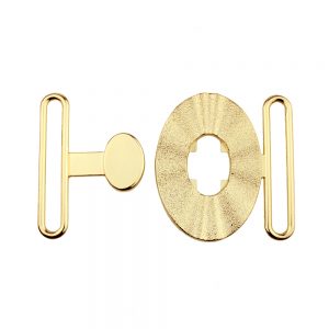 fermoir metal ovale 60mm or 2