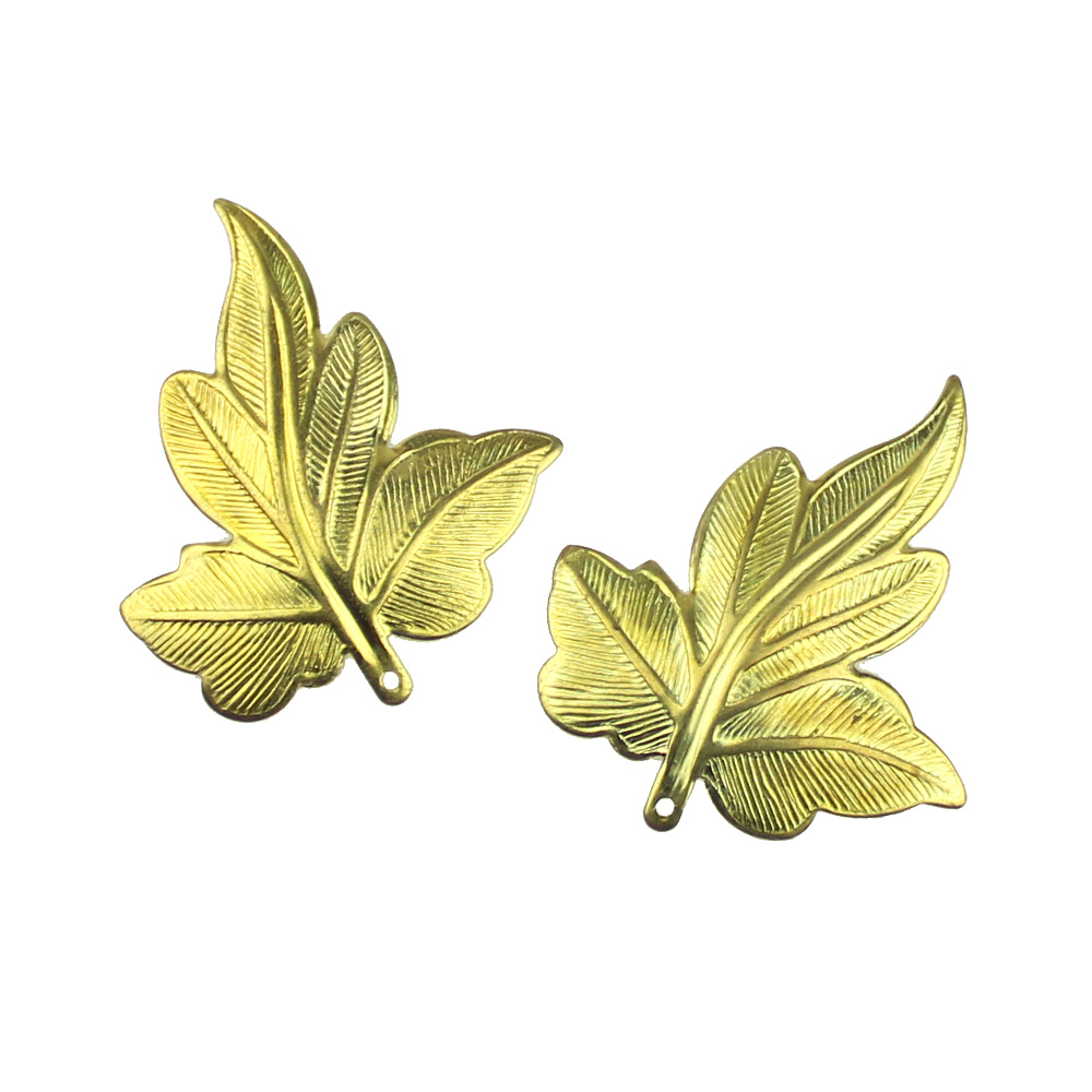 feuille lierre laiton (2 unites) or feuille lierre laiton (2 unites) or