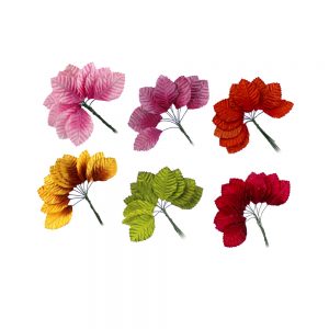 feuilles suedine 04X03cm
