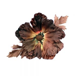 fleur alesha marron fonce