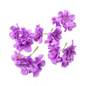fleur celia 5 unites mauve