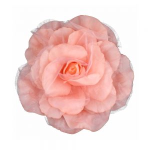 fleur micaela 16 cm saumon
