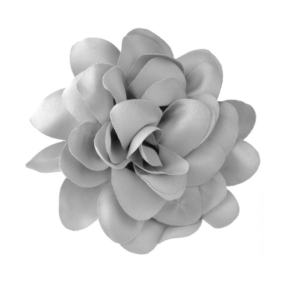 fleurettes 10 cm gris moyen fleurettes 10 cm gris moyen