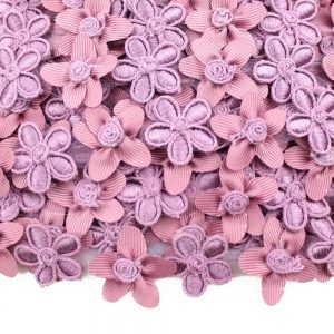 galon fleurs avec broderies 2,5cm