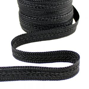 galon passenmenterie 18 mm noir