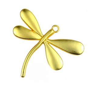 libellule laiton or