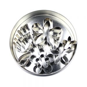 lot 12 mini emporte-pieces porcelaine