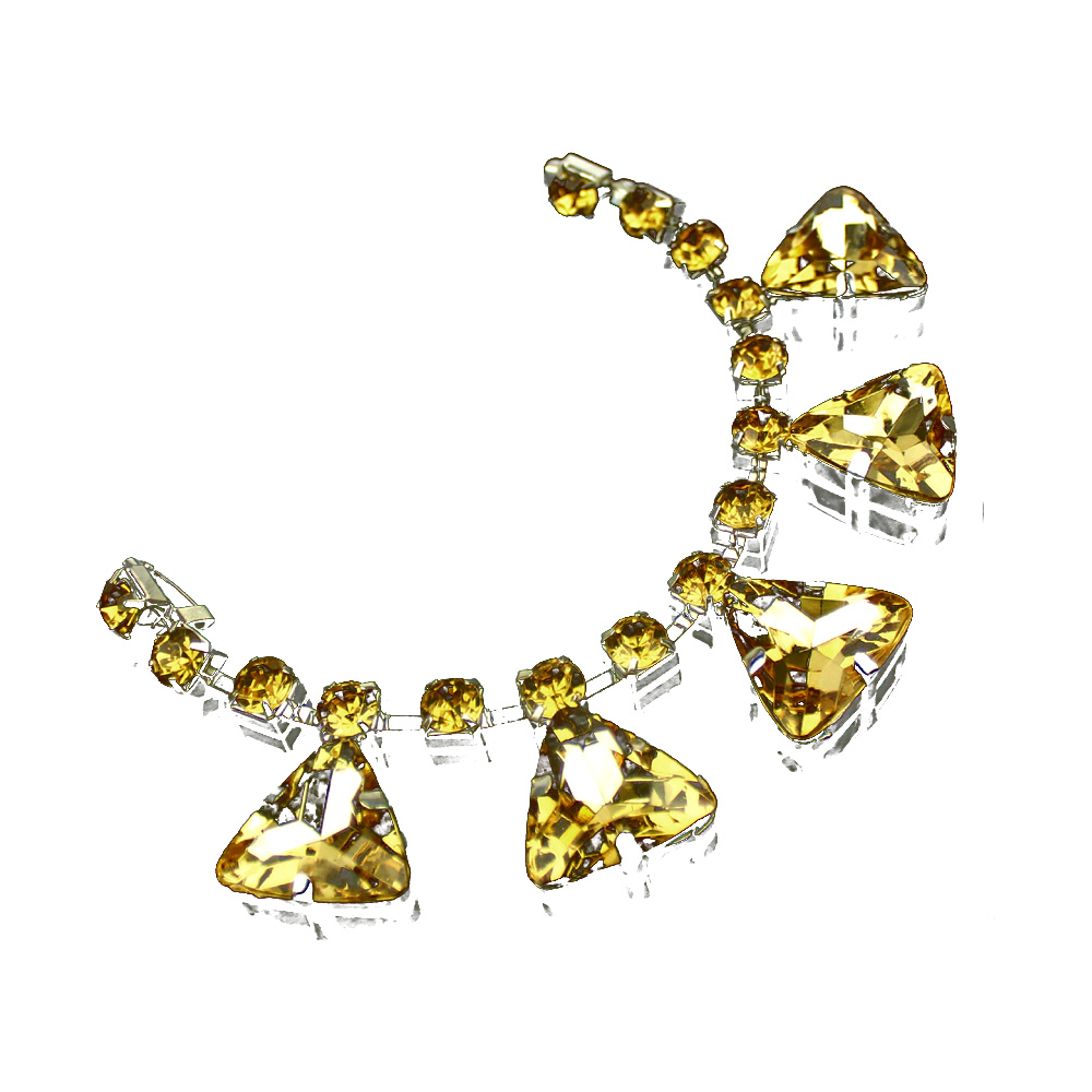 ornement bijou triangles 19x2 5 cm or ornement bijou triangles 19x2 5 cm or