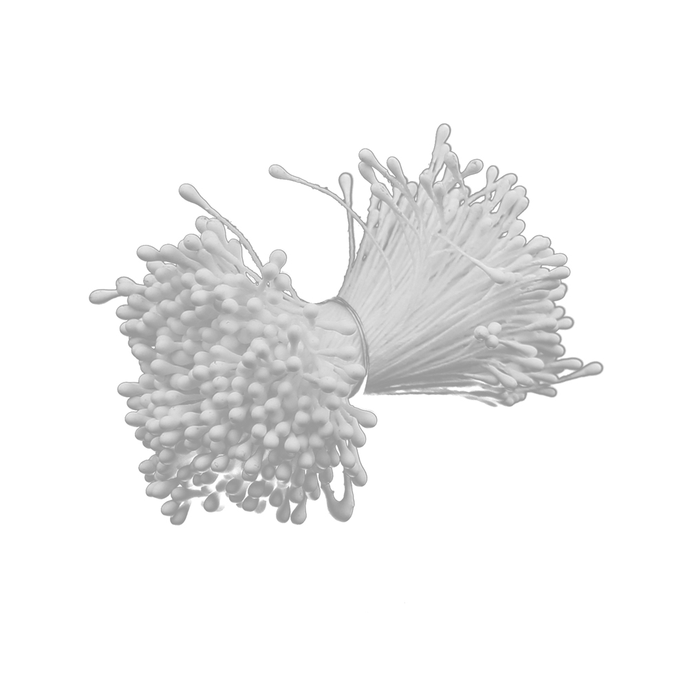 pistil double mat blanc