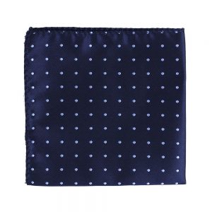 pochette pois bleu clair