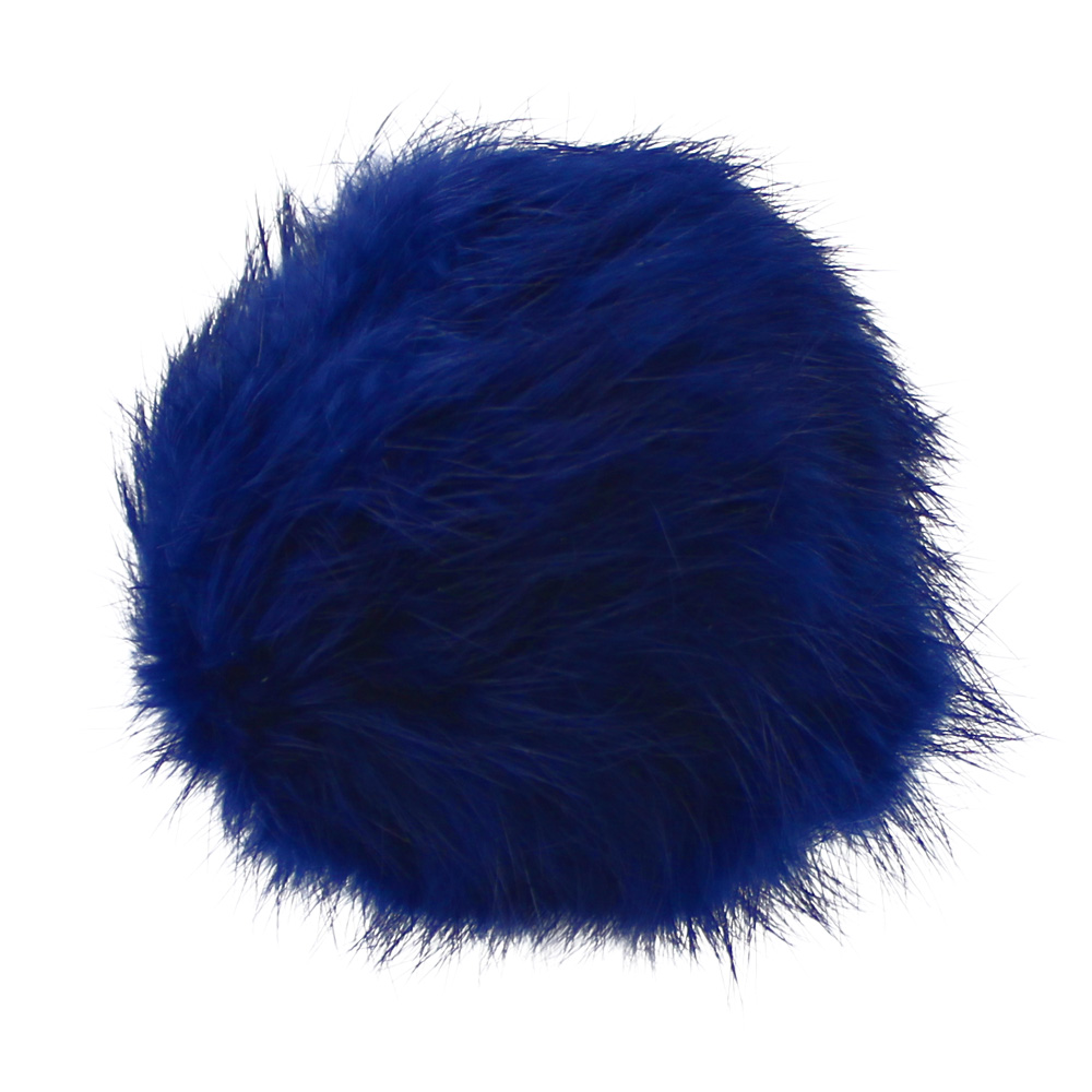 pompon lapin 80 mm bleu klein pompon lapin 80 mm bleu klein