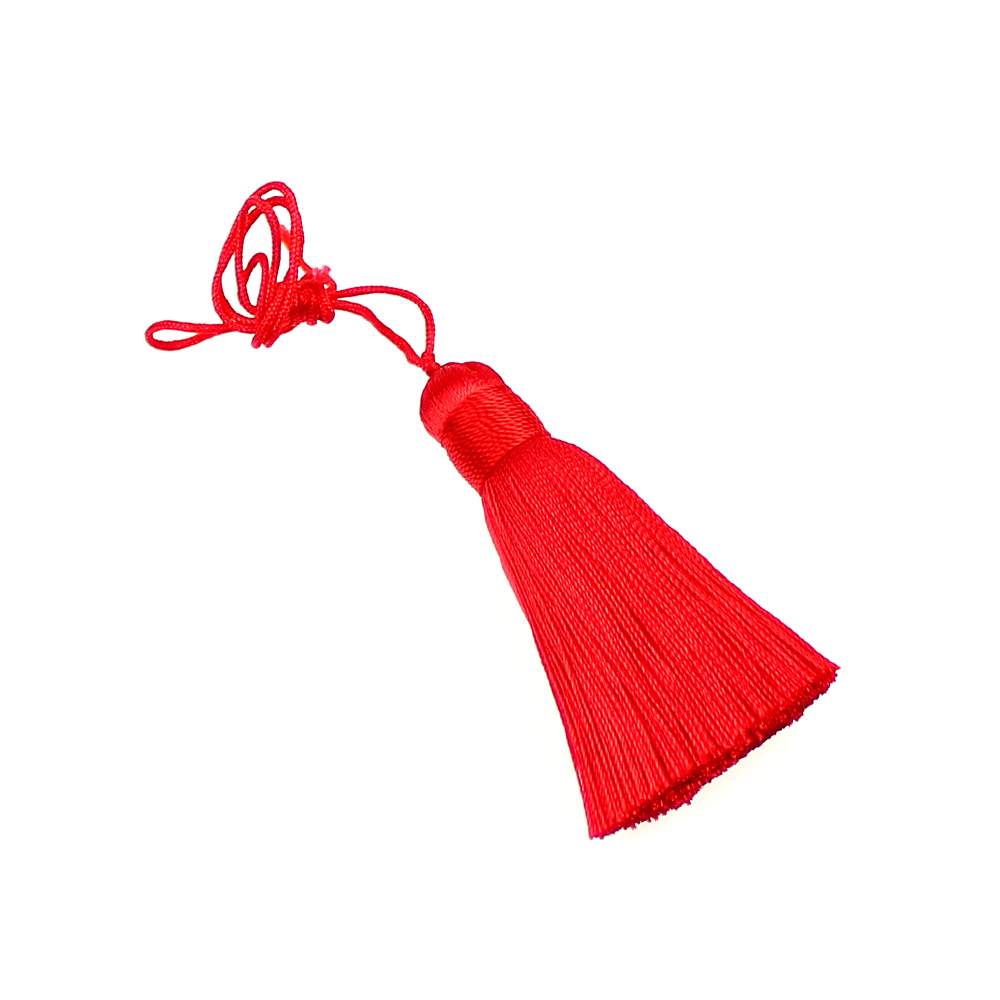 pompon rayonne 5 cm rouge pompon rayonne 5 cm rouge