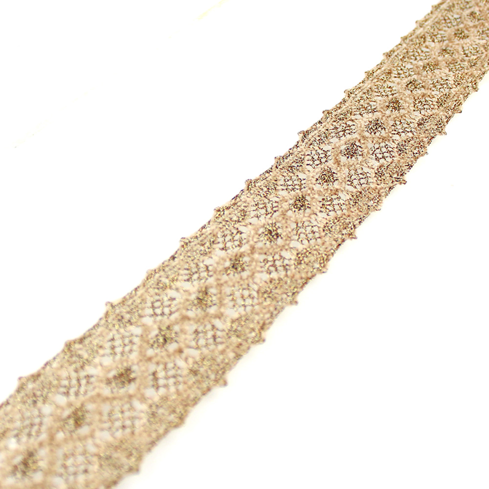 ruban dentelle metallisee 4,5cm or vielli ruban dentelle metallisee 4,5cm or vielli