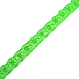 ruban dentelle nylon 03cm pistache
