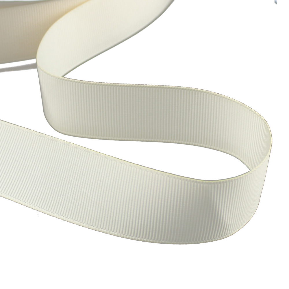 ruban gros grain 2,5 cm ecru ruban gros grain 2,5 cm ecru