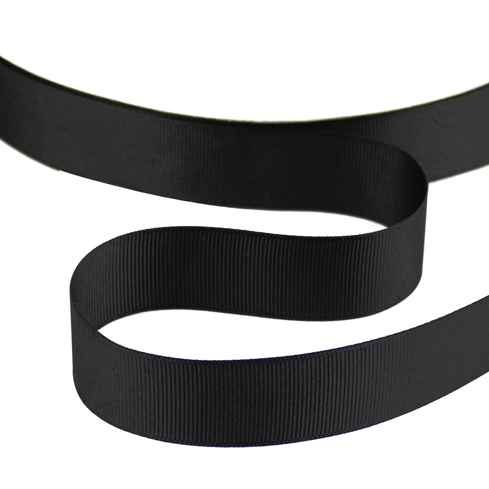 ruban gros grain 2,5 cm noir ruban gros grain 2,5 cm noir